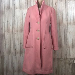 Banana Republic wool coat long length pink size S